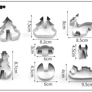 Baking Utensils Stainless Steel 3D Three-Dimensional Cookie Cutters