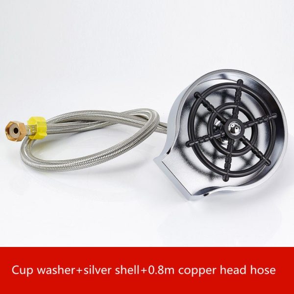 Bar Counter Cup Washer Sink High-Pressure Automatic Faucet Spray