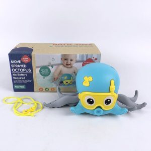 Bathing Bathtub Water Spring Floating Octopus Drag Walk Swim