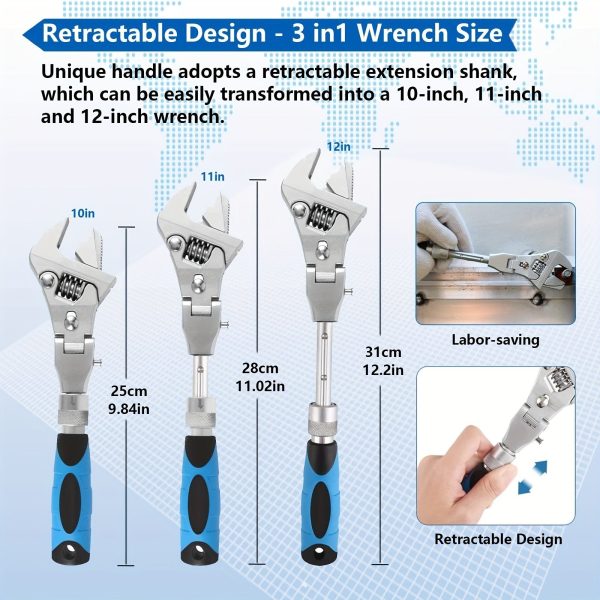 Multifunctional Retractable Wrench