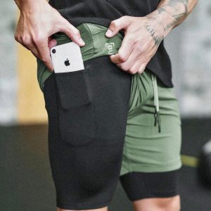 Beach Pants Casual Shorts Mesh Sports Pants