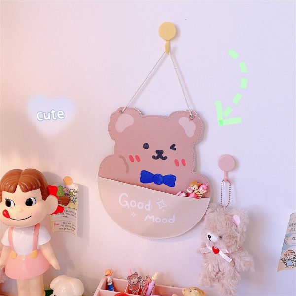 Bedroom Wall Hanging Bag Home Bedroom Decoration Storage Hanging Bag