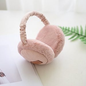 Bluetooth Headphones Warm Plush Earmuffs Foldable Soft Simple Adjustable Winter Accessories