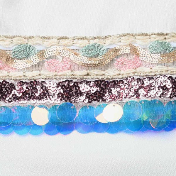 6 Ft 8-Rib Umbrella Canopy With Tassel Sequin Jazz