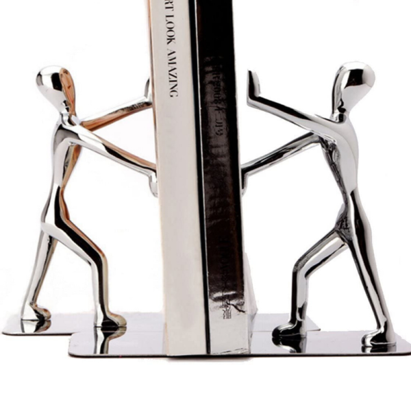 Premium Stainless Steel Modern Bookend