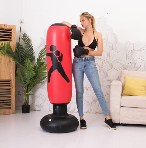 Boxing Punching Bag Inflatable -Stand Sandbag