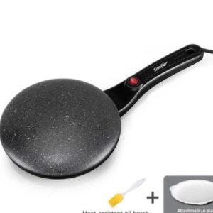 Breakfast Crepe Maker Spherical Non-Stick Baking Pan, One Stick, Two Flips