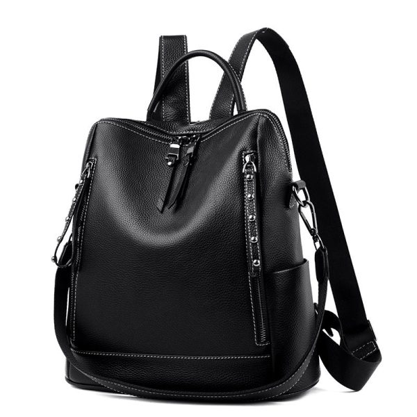 Fashion Leather Women'S Backpack