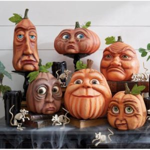 Bumpkin Halloween Expressive Pumpkin Decor