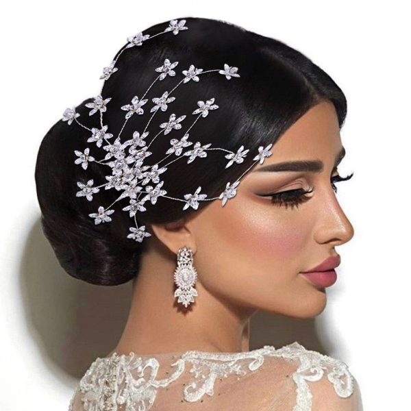 Bridal Rhinestones Hair Combing Ornaments