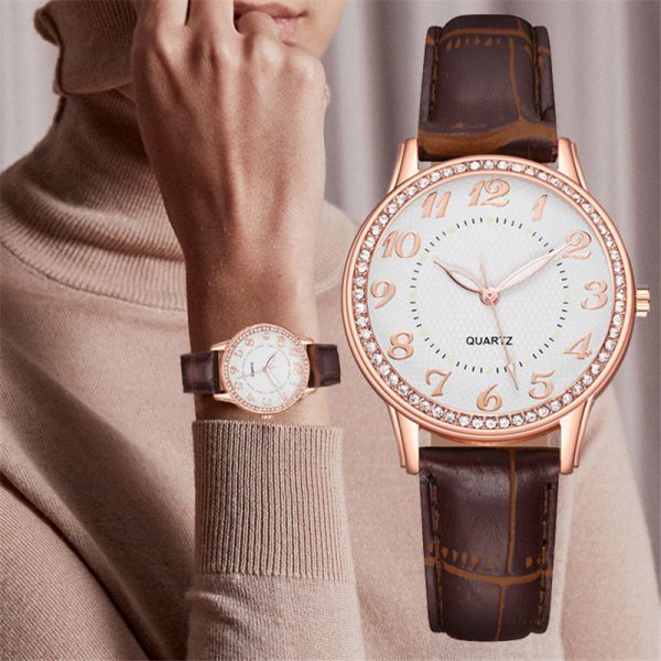 Diamond Luminous Women'S Quartz Watch