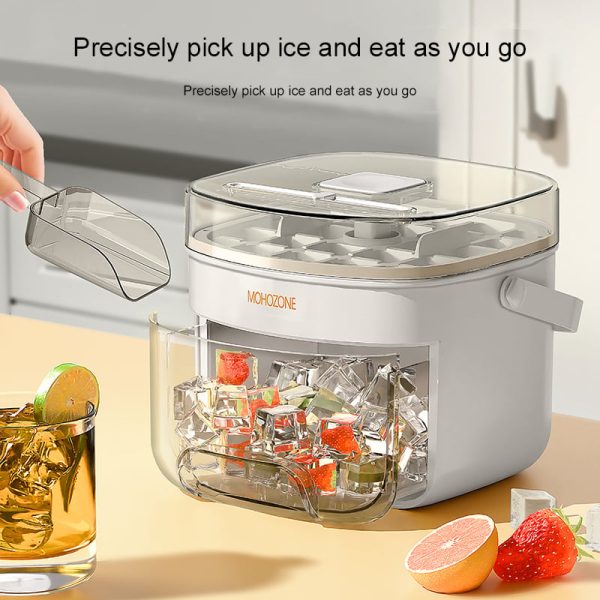 Portable Press-Open Ice Bucket