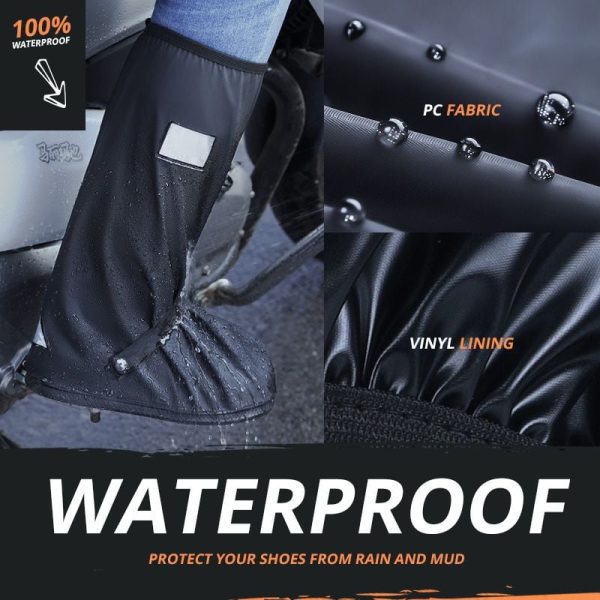 49 - Suitable For Wide Feet - All-Round Long Waterproof Boot Cover