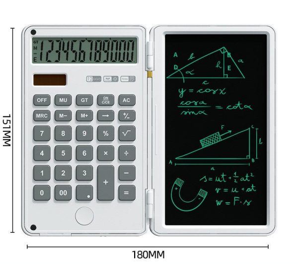 Calculator Tablet Office Portable 12 Bit Display