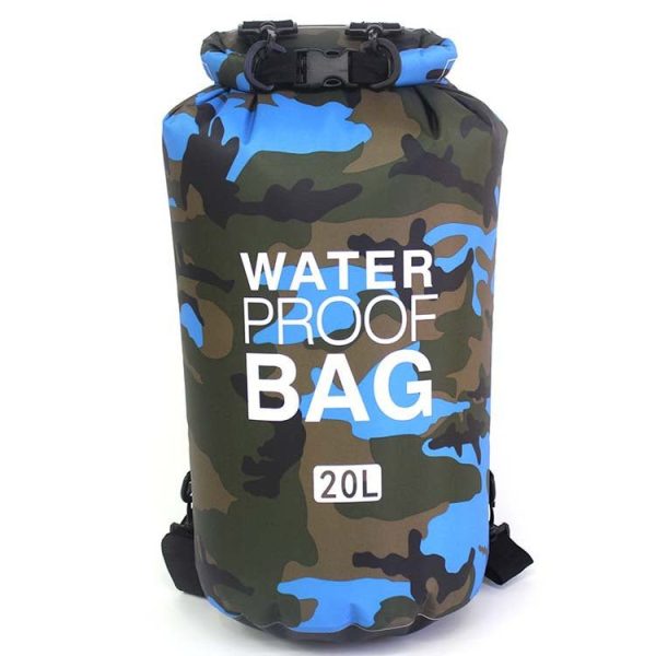 Camouflage Polyester Thickened Pvc Single Shoulder Portable Outdoor Lightweight Waterproof Bag