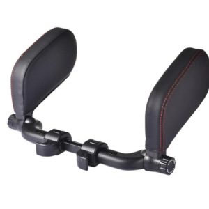 Car Headrest Pillow Sleep Adjustable Side Car Soft Travel Seat Auto Leather Neck Support