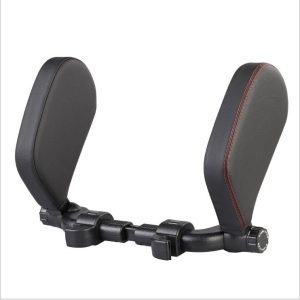 Car Headrest Pillow Sleep Adjustable Side Car Soft Travel Seat Auto Leather Neck Support