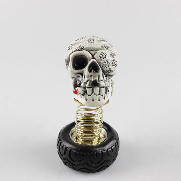 Car Skull Personality Interior Decoration Halloween Day Ornament For Car