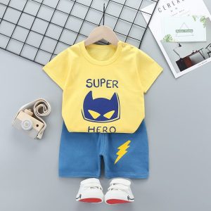 Cartoon Children Short Sleeve Suit