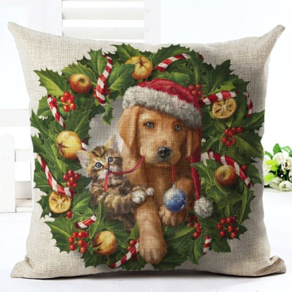 Cartoon Christmas Pillow