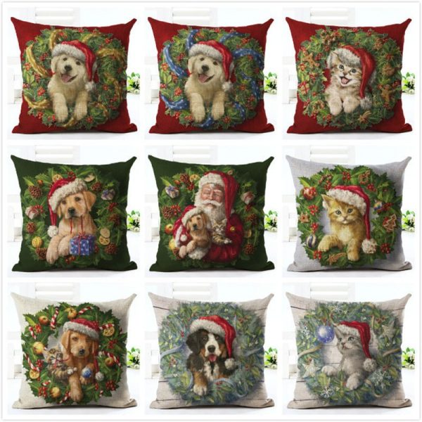 Cartoon Christmas Pillow