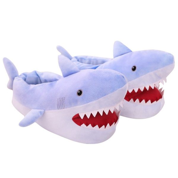 Cartoon Shark Cotton Slippers