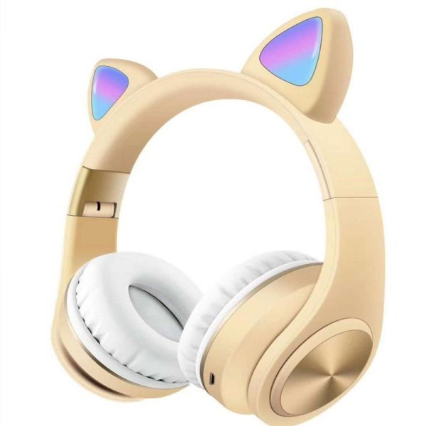 Cat Ear Headset Bluetooth Wireless Light Headset