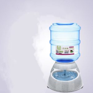 Cats Dogs Automatic Pet Feeder Drinking Water Fountains Large Capacity Plastic Pet Food Bowl Water Dispenser