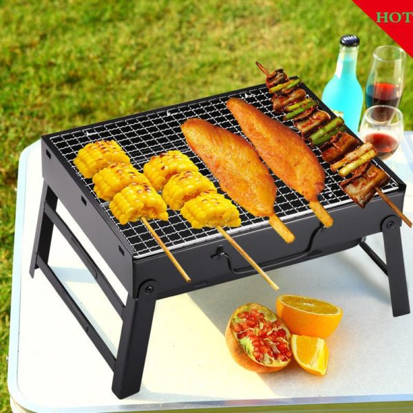 Charcoal Barbecue Rack Outdoor Folding Portable Barbecue Grill