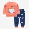 Children'S Cotton Long Sleeved Sleepwear