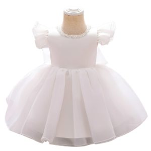 Children'S Flying Sleeve Puffy Princess Dress