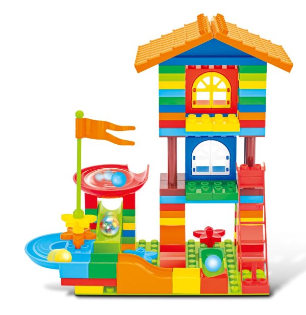 Children'S Large Particle Slide Building Block Toy