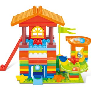 Children'S Large Particle Slide Building Block Toy