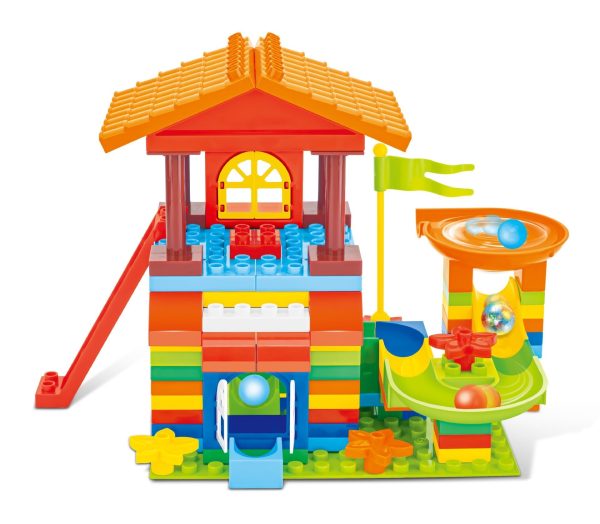 Children'S Large Particle Slide Building Block Toy