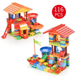 Children'S Large Particle Slide Building Block Toy