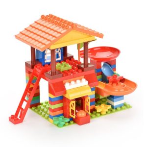 Children'S Large Particle Slide Building Block Toy