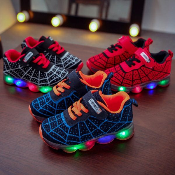 Children'S Luminous Shoes Baby Flashing Shoes Led Lighting Sneakers Mesh Surface