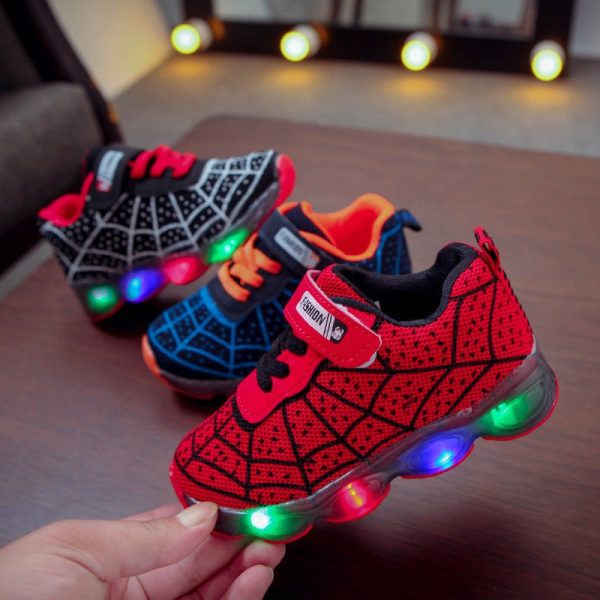 Children'S Luminous Shoes Baby Flashing Shoes Led Lighting Sneakers Mesh Surface