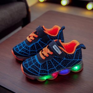 Children'S Luminous Shoes Baby Flashing Shoes Led Lighting Sneakers Mesh Surface