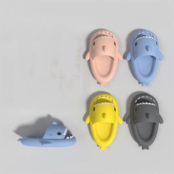 Children'S Sandals And Slippers Summer Thick Bottom Shark Eva Slippers