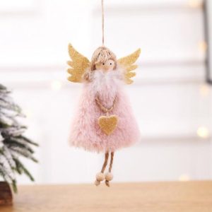 Christmas Angel Doll Merry Christmas Decorations For Home Christmas Elf Tree Pendant