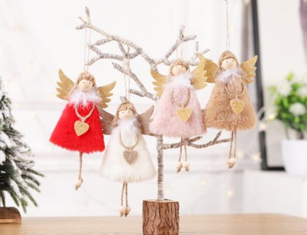 Christmas Angel Doll Merry Christmas Decorations For Home Christmas Elf Tree Pendant