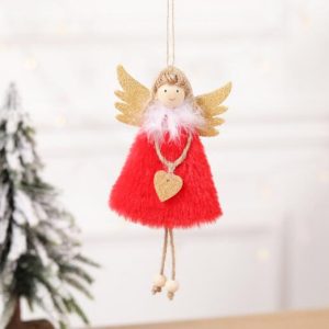 Christmas Angel Doll Merry Christmas Decorations For Home Christmas Elf Tree Pendant