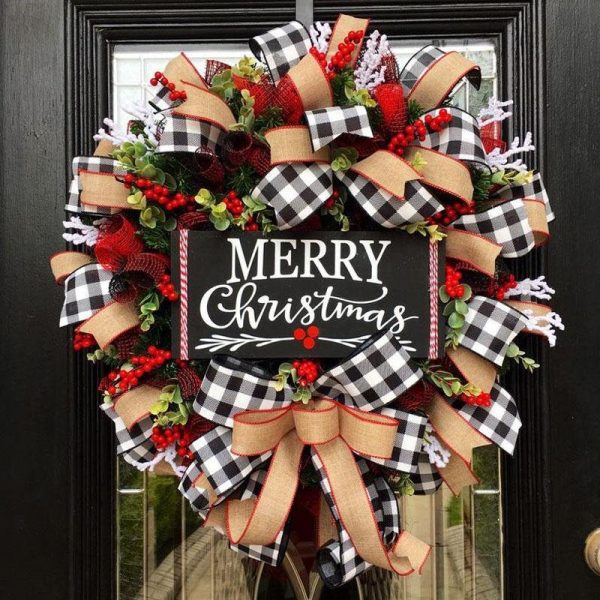 Christmas Bow Garland