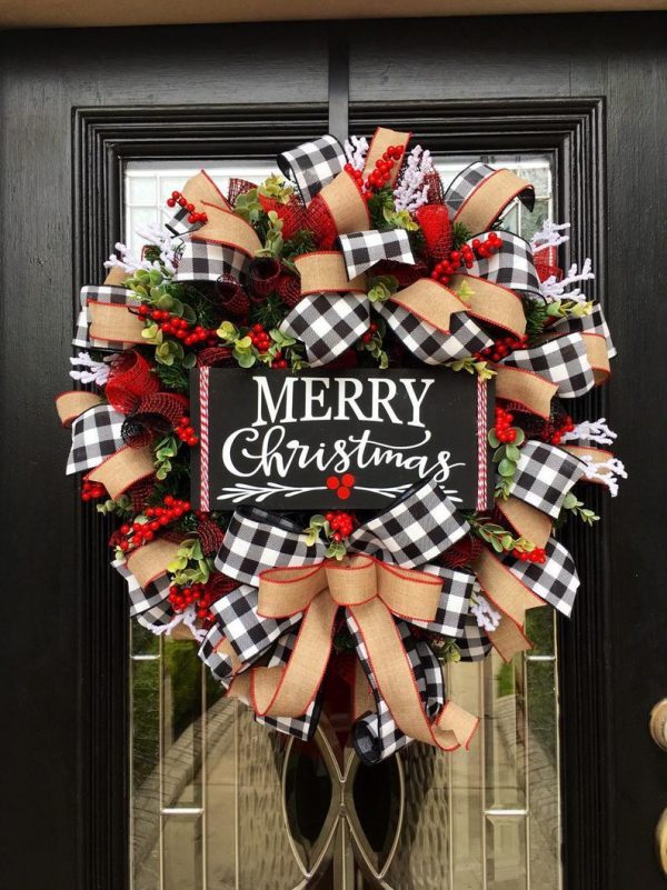 Christmas Bow Garland