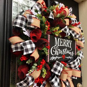 Christmas Bow Garland