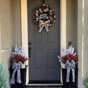 Christmas Bow Garland