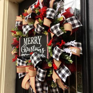 Christmas Bow Garland