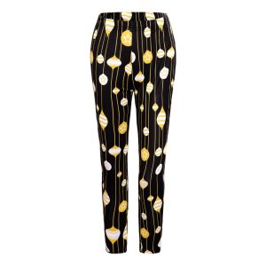 Christmas Costume Printed Slim-Fit Trousers