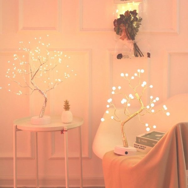 Christmas Decoration Night Light Led Pearl Tree Light Starry Touch Light